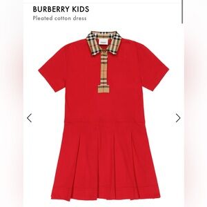 COPY - Burberry Kids Size 6 
tennis dress